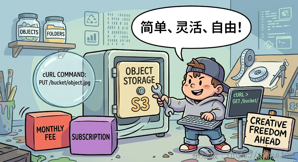 使用cURL命令管理对象存储(s3)
